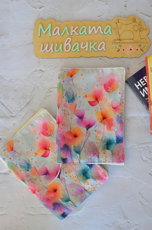Подвързия за книга "Пролетни цветя"